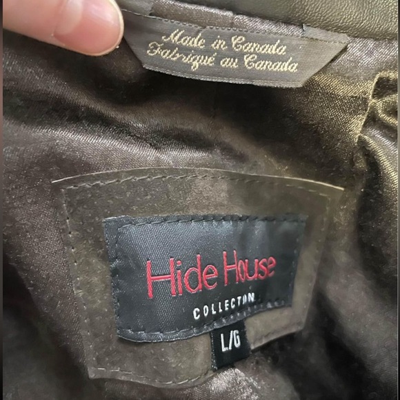 Gently used Canadian leather jacket - Picture 2 of 2